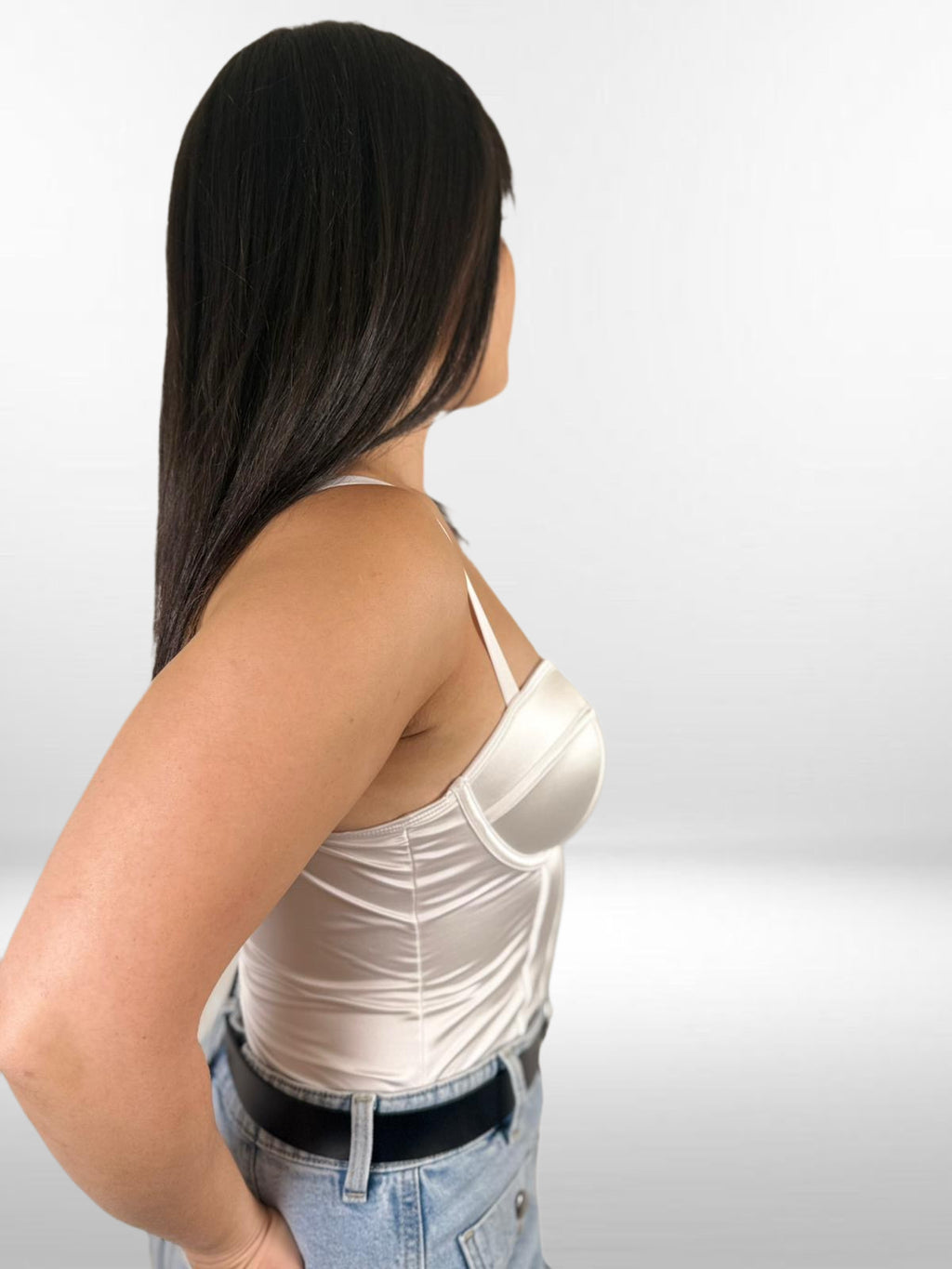 Body sculptant échancré - corset intégré