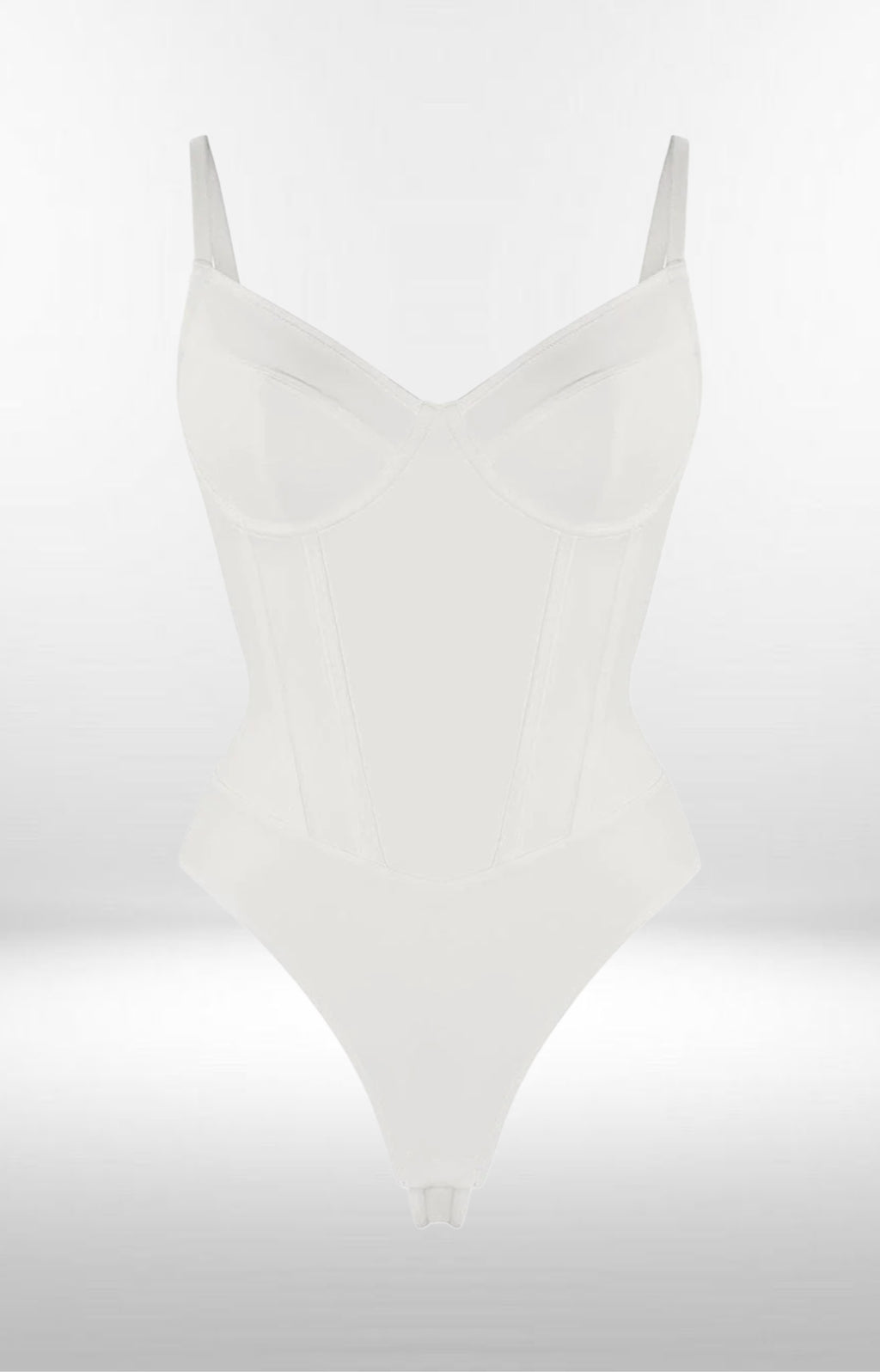 Body sculptant échancré - corset intégré