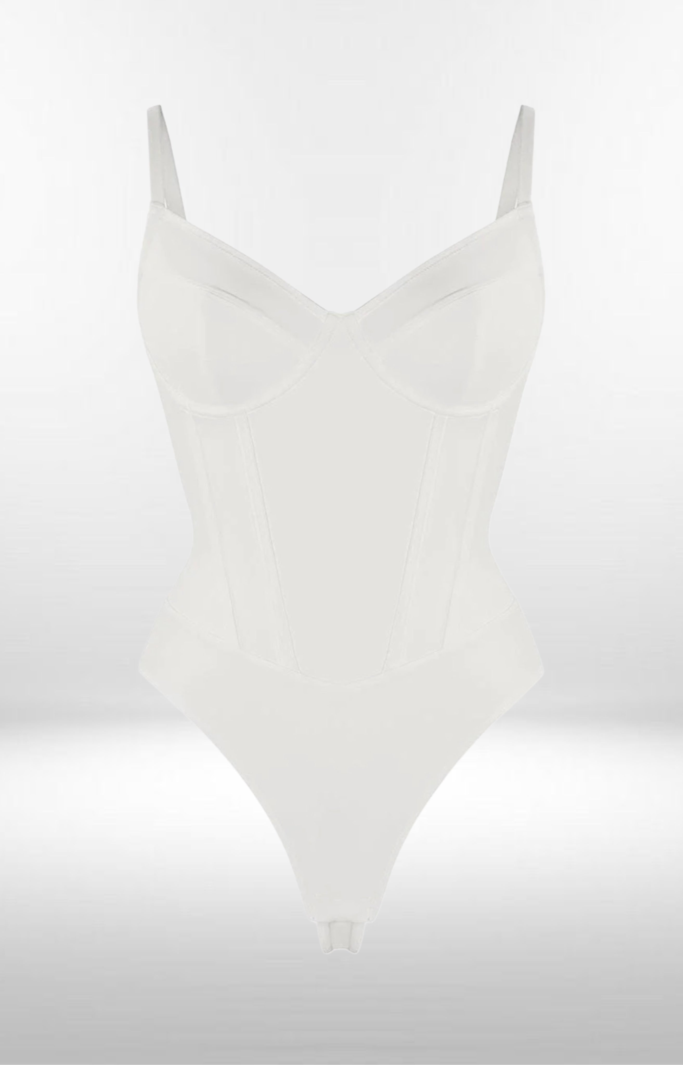 Body sculptant échancré - corset intégré
