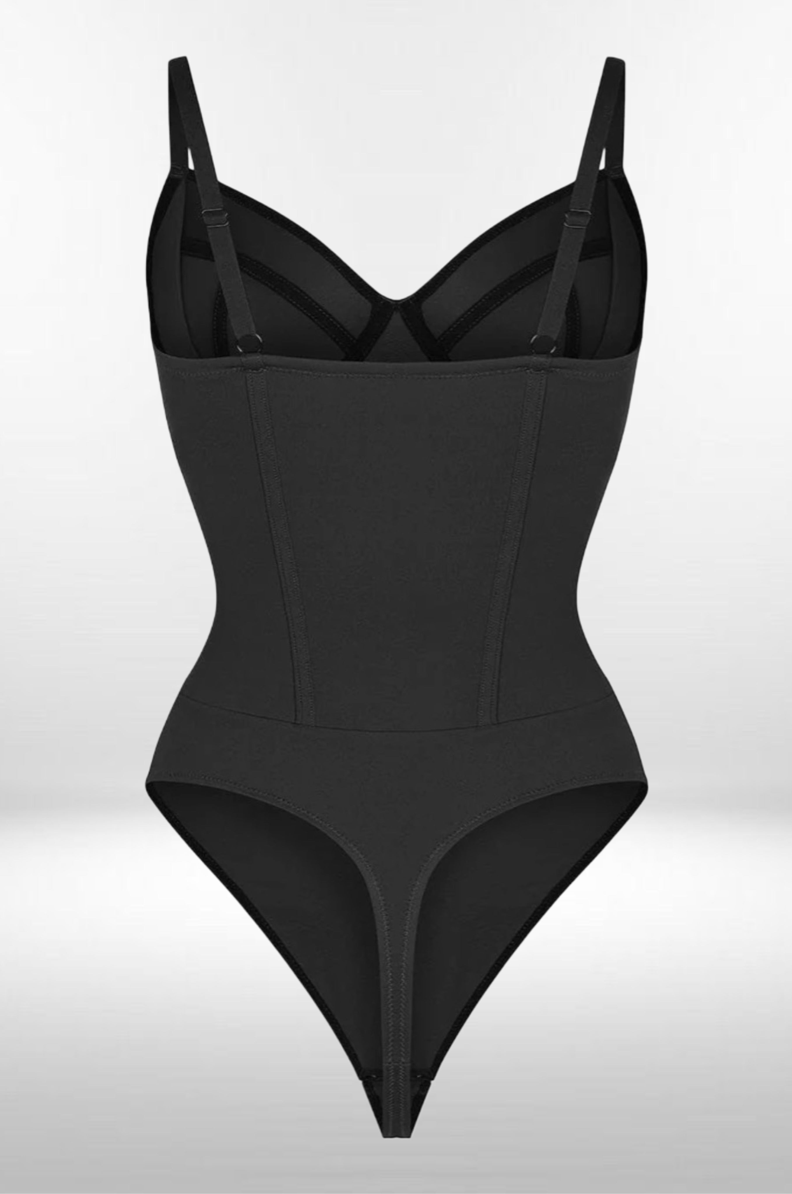 Body sculptant échancré - corset intégré