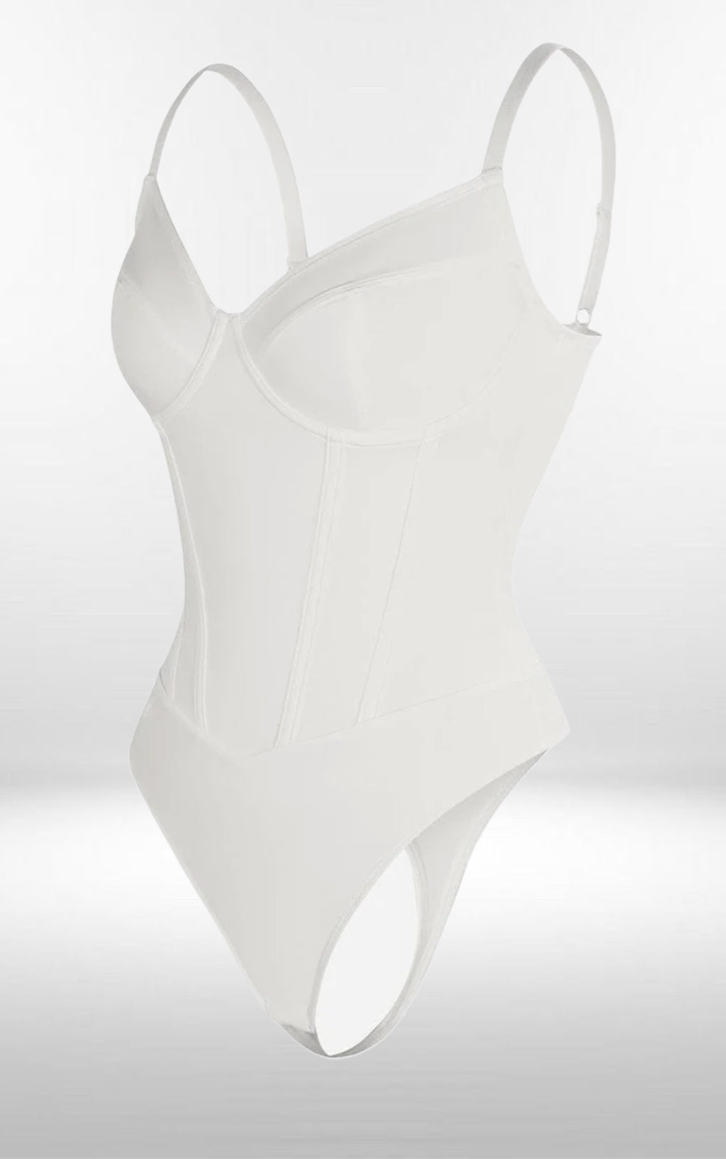 Body sculptant échancré - corset intégré