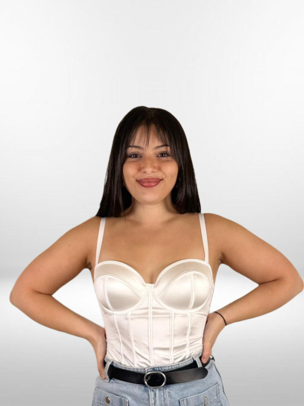 Body sculptant échancré - corset intégré